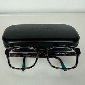 NEW Ralph Lauren Womens Ra7044 Full Rim Eyewear Brown Tortoise Frames 53-17-140